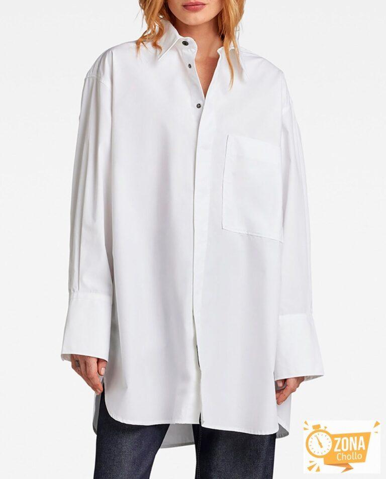 Sobrecamisa de mujer Boyfriend de corte extragrande — 23,00€ € -81%
