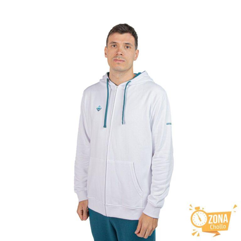 Sudadera de hombre RODHES JACKET M Izas Blanco / Azul · El Corte…