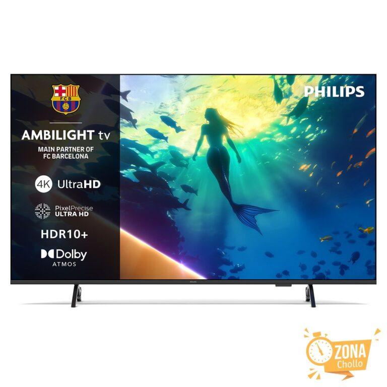 TV LED 139 cm (55″) Philips Ambilight 55PUS8010/12 UHD 4K, Dolby… — 239,2 € -65%