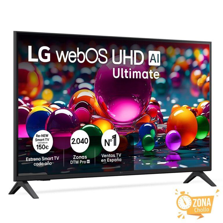 TV LED 108cm (43″) LG UHD Ultimate AI 43UA75006LA, 4K Smart TV… — 79,2 € -74%