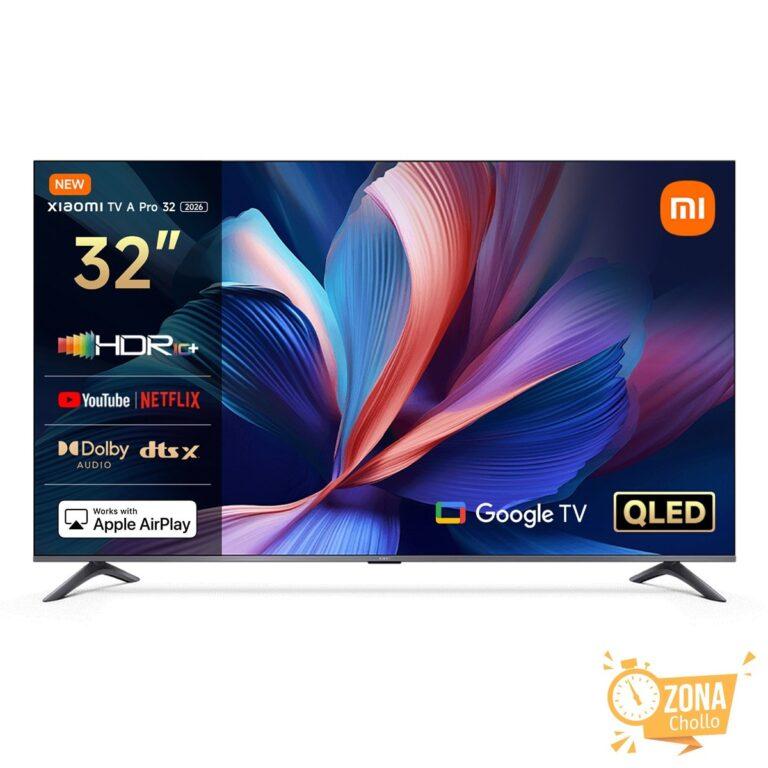 TV QLED 80 cm (32″) Xiaomi A Pro 2026 HD con Google TV, Smart TV… — 84,15 € -50%
