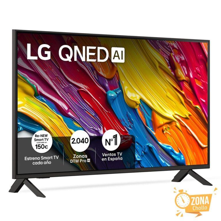 TV QNED AI 108cm (43″) LG 43QNED84A6C, 4K Smart TV (Reacondicionado… — 159,2 € -63%