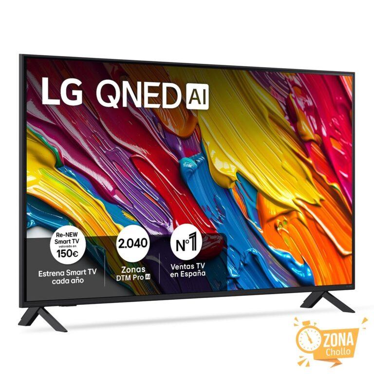 TV QNED AI 139cm (55″) LG 55QNED84A6C, 4K Smart TV (Reacondicionado… — 199,2 € -60%