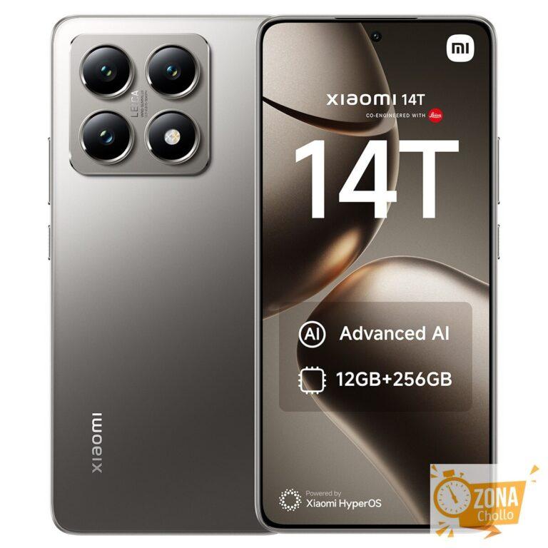 Xiaomi 14T 256GB + 12GB móvil libre (Reacondicionado Grado C) Gris… — 319 € -51%