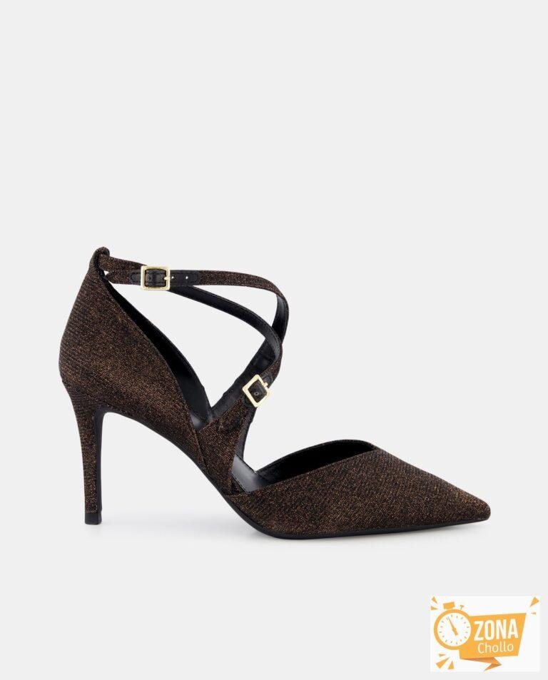 Zapatos de salón Adela de mujer con tiras frontales al tobillo y… — 30,00€ € -80%