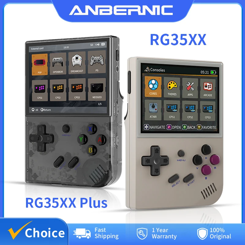 ANBERNIC RG35XX PLUS/ RG35XX - CONSOLA PORTÁTIL RETRO