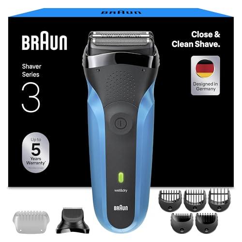 BRAUN SERIES 3 AFEITADORA ELÉCTRICA HOMBRE, 310BT, AZUL