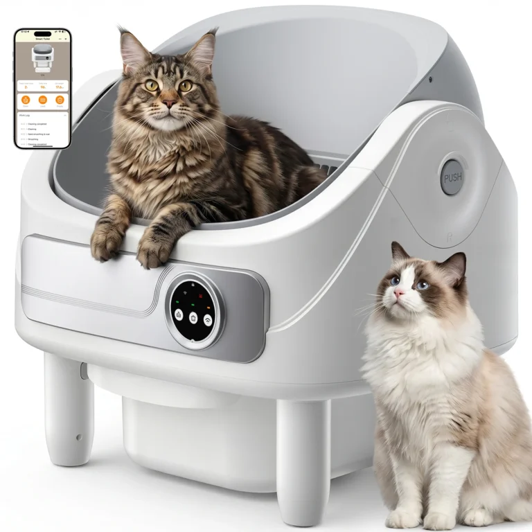 CAJA DE ARENA AUTOLIMPIABLE PARA GATOS PATRBEL