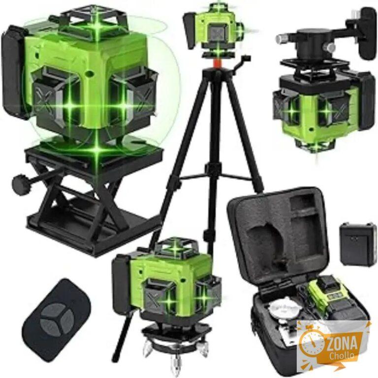 Nivel Láser Verde de 16 Líneas 3 ° Nivel Láser Autonivelante 4D con… — 31,08 €