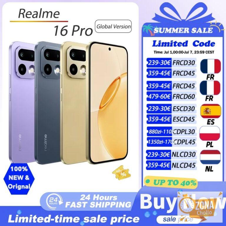 realme 16 Pro Versión Global, Teléfono Inteligente con Frecuencia de… — 310.67 EUR €