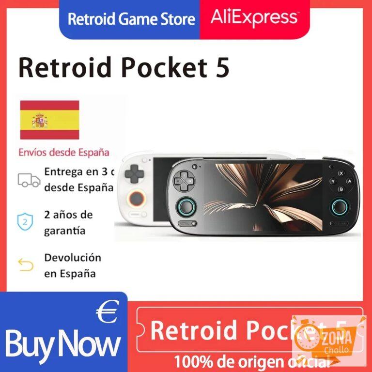 Retroid Pocket Pantalla HD OLED de 5,5 pulgadas, Bluetooth 5.1… — 266.80 EUR €