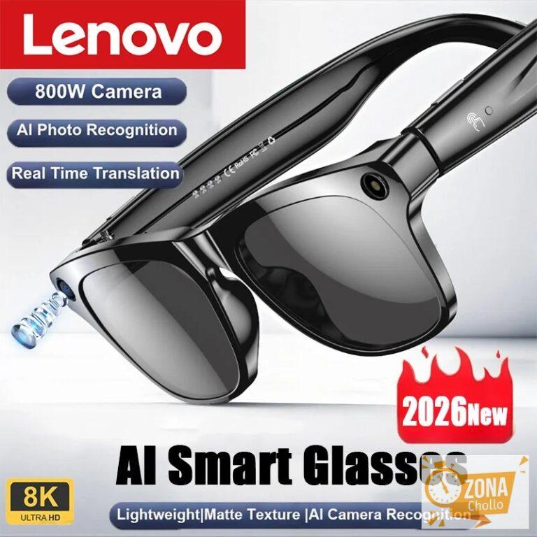 Gafas Inteligentes Lenovo con Cámara de 100MP, 8K HD, Chat GPT… — 52,97 €