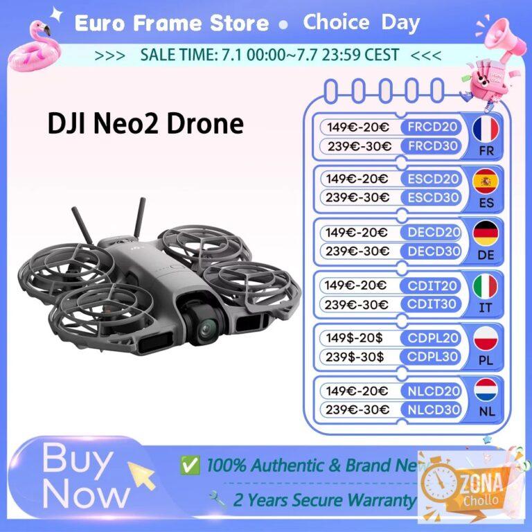 DJI Neo2 Drone Fly Camera Drone 4K Video estabilizado 151g Luz y… — 192,42 €