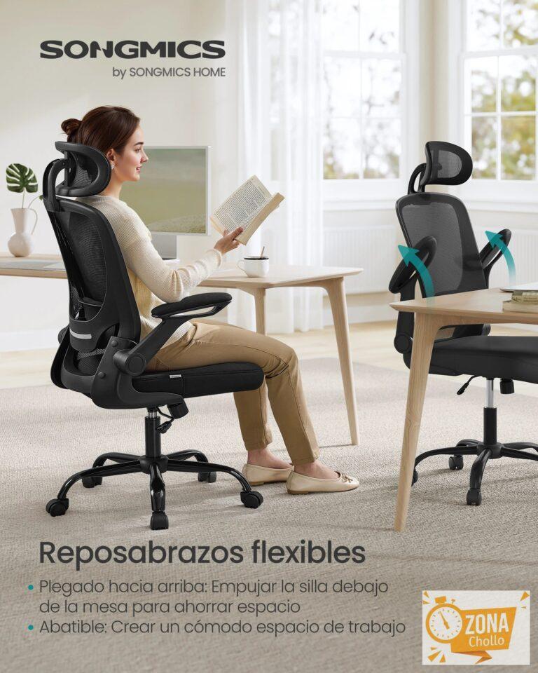 SONGMICS Silla de Oficina, Silla de Escritorio de Malla, Silla… — 87.32 EUR €