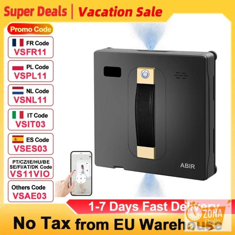 Robot aspirador de ventanas ABIR WD8, doble pulverización de agua… — 84.26 EUR €