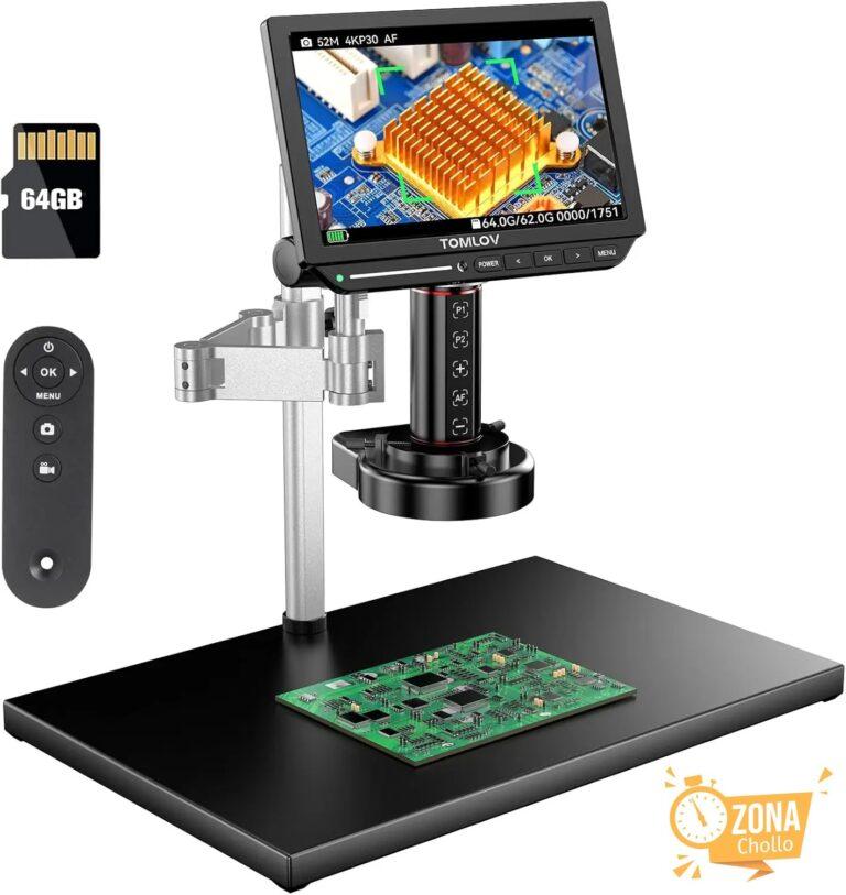 Microscopio con enfoque automático TOMLOV 4K, microscopios digitales… — 246,39 €