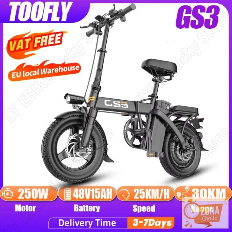 TOOFLY GS3 bicicleta eléctrica plegable 250W 48V15AH bicicleta… — 430.35 EUR €