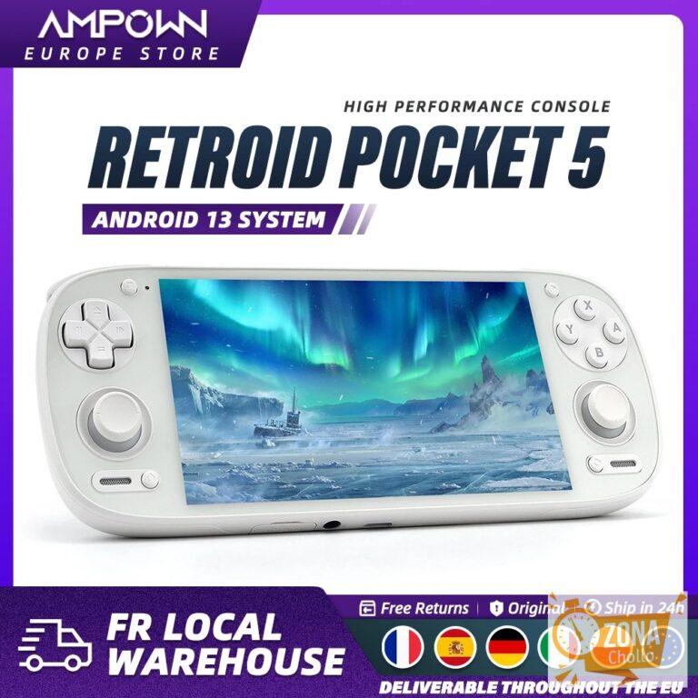 Consola de Juegos Portátil Android Retroid Pocket 5, Reproductor de… — 284.31 EUR €