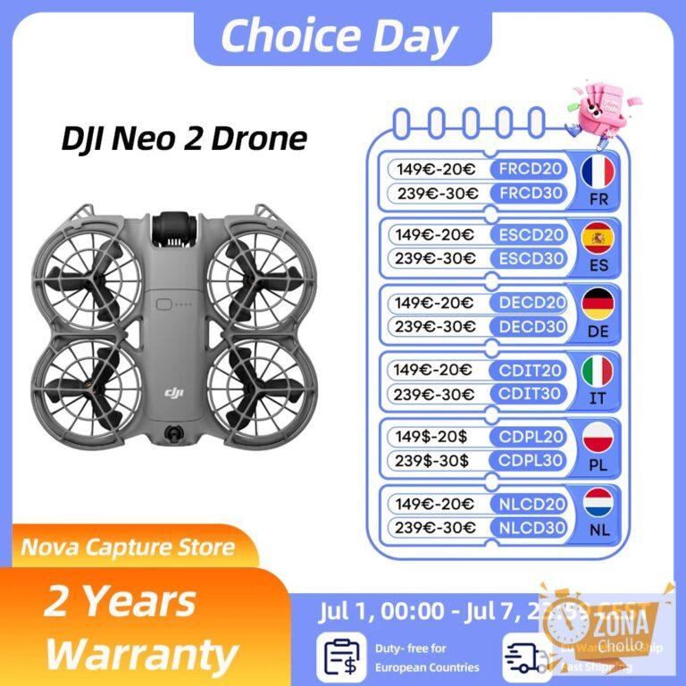 Dron DJI Neo2 con Cámara 4K, Video Estabilizado, 151g, Ligero y… — 193.30 EUR €
