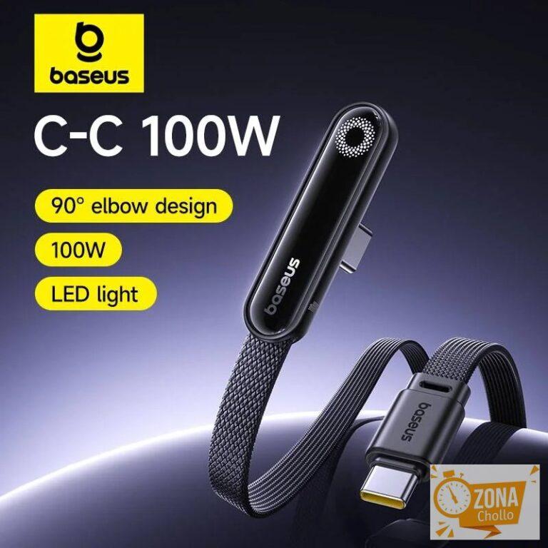 Baseus MVP3 Cable USB C codificado 100W para iPhone 17 16 15 Pro Max… — 9,99 €
