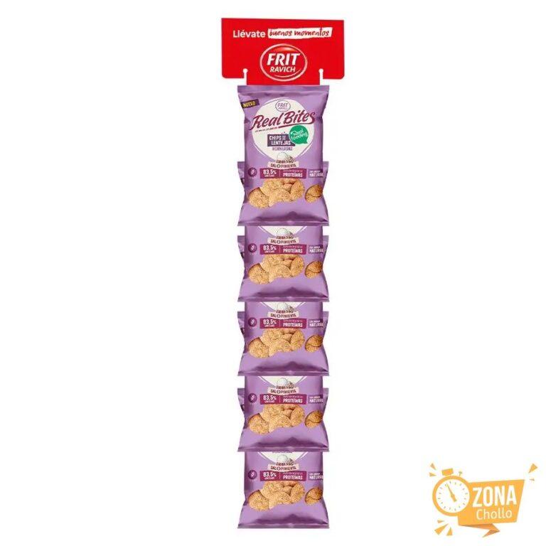 Chips de Lenteja RealFooding – Caja 6 Paquetes – Sabores: Original -… — 19,68 €