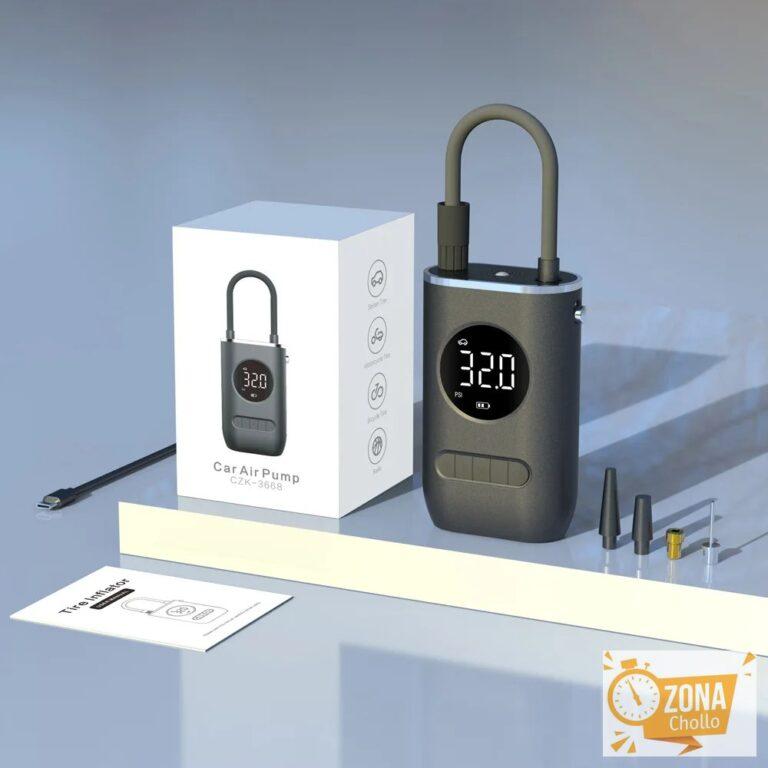 Bomba infladora inalámbrica portátil recargable para coche, inflador… — 15.26 EUR €