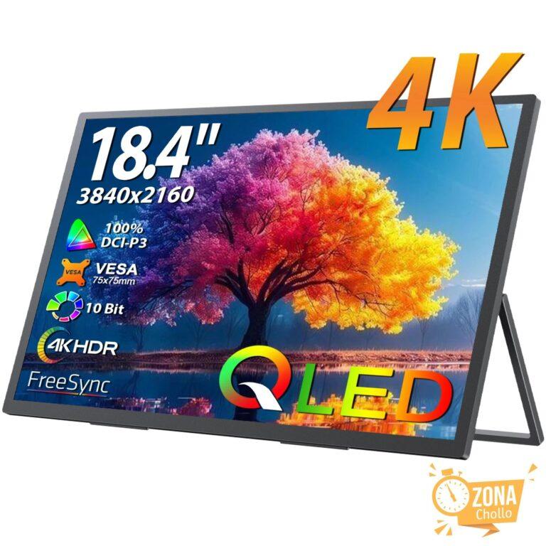 UPERFECT 18.4 pulgadas 4K QLED monitor portátil juego 3840 * 2160… — 189,34 €