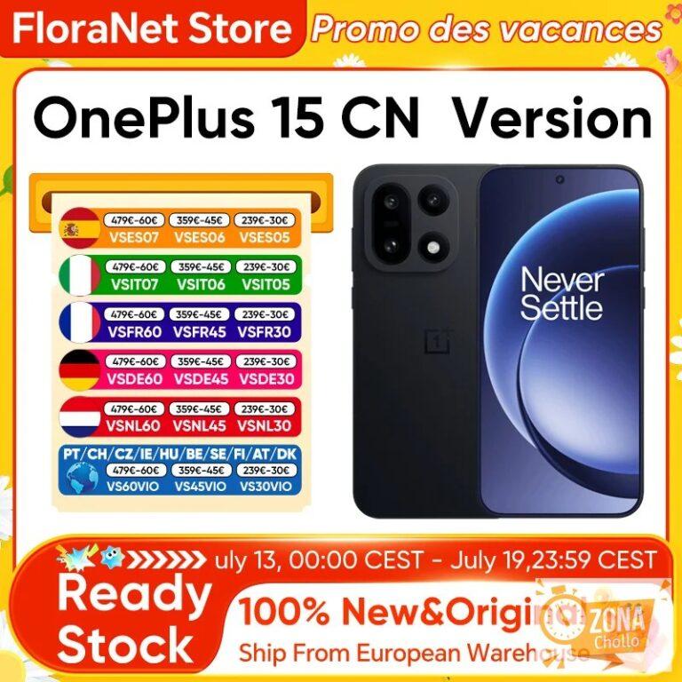 Teléfono Inteligente OnePlus 15 5G, Snapdragon 8 Gen 5, Pantalla… — 630,60 €