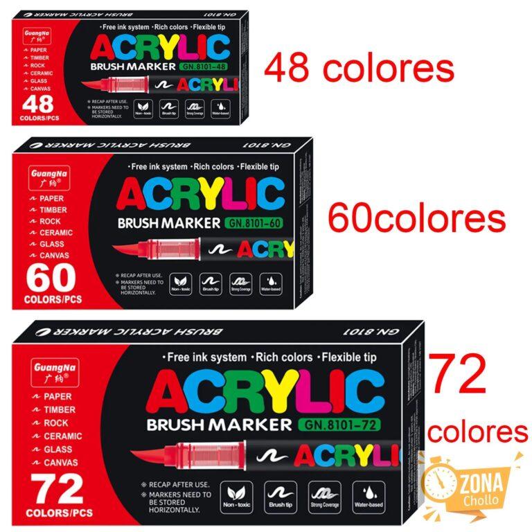 Rotuladores de pintura acrílica de 48 – 72 colores, regalos de… — 21.42 EUR €