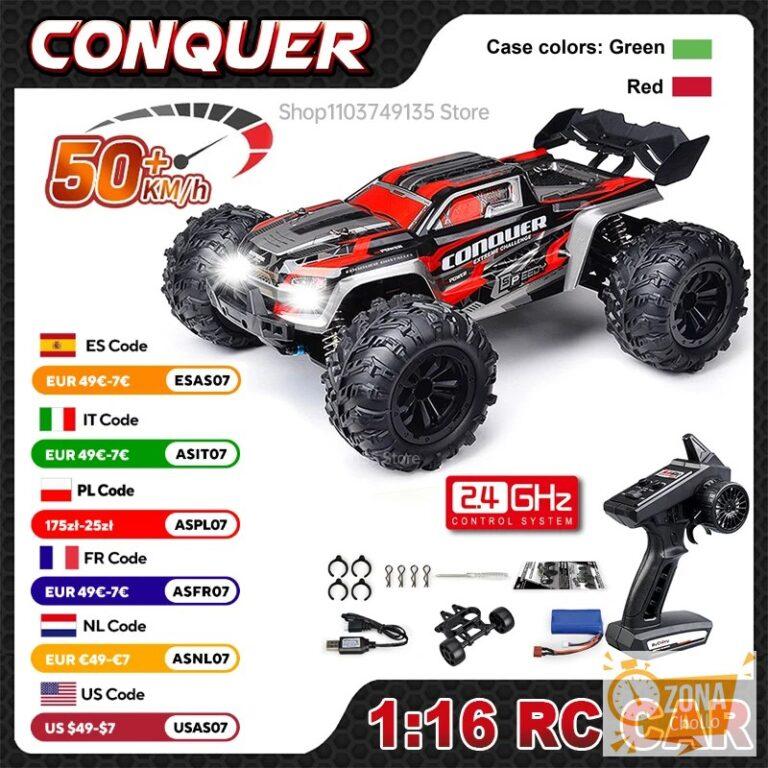 WLtoys-coche RC grande a escala 1:16, 50 km/h, alta velocidad, 4WD… — 58,90 €