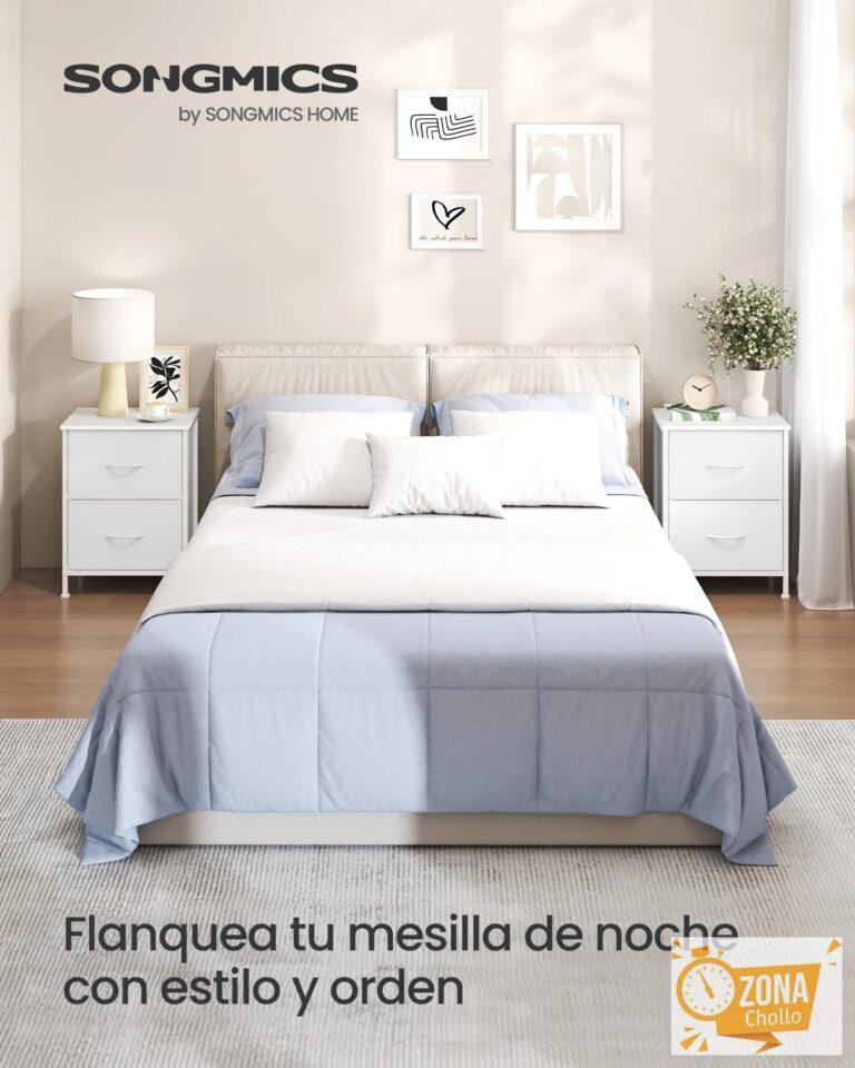 SONGMICS Cómoda, con 2 Cajones para Dormitorio, Mueble de… — 19.85 EUR €