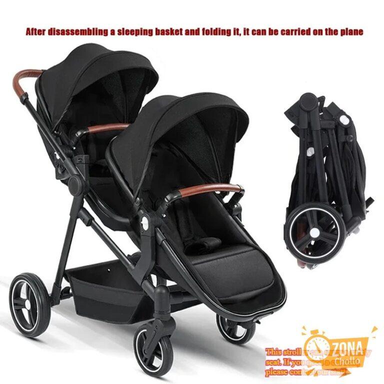 Cochecito Doble Multifuncional Plegable 2026, Convertible, Ligero… — 189,22 €