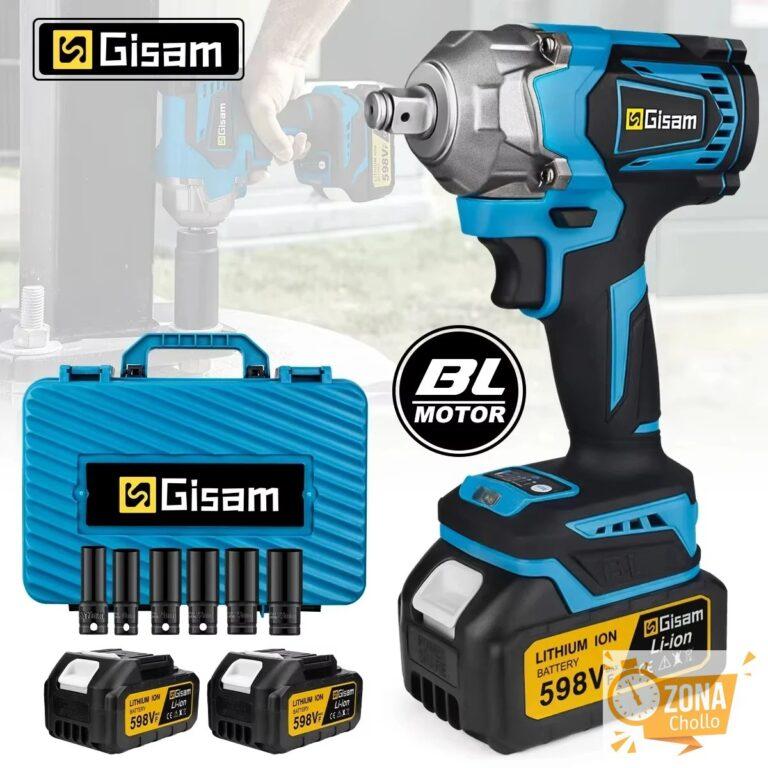 Gismis-llave de impacto eléctrica sin escobillas, 1200NM, llave… — 56,88 €