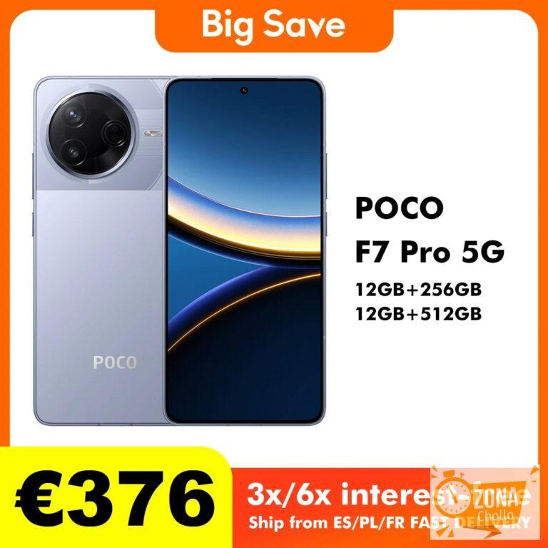 POCO F7 Pro 5G NFC Versión Global Teléfono Móvil sin Cargador 12GB… — 388.77 EUR €