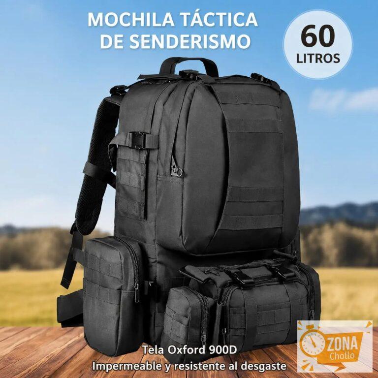 Mochila de Montañismo de 50L/32L, Impermeable, Táctica, Grande, para… — 21,11 €