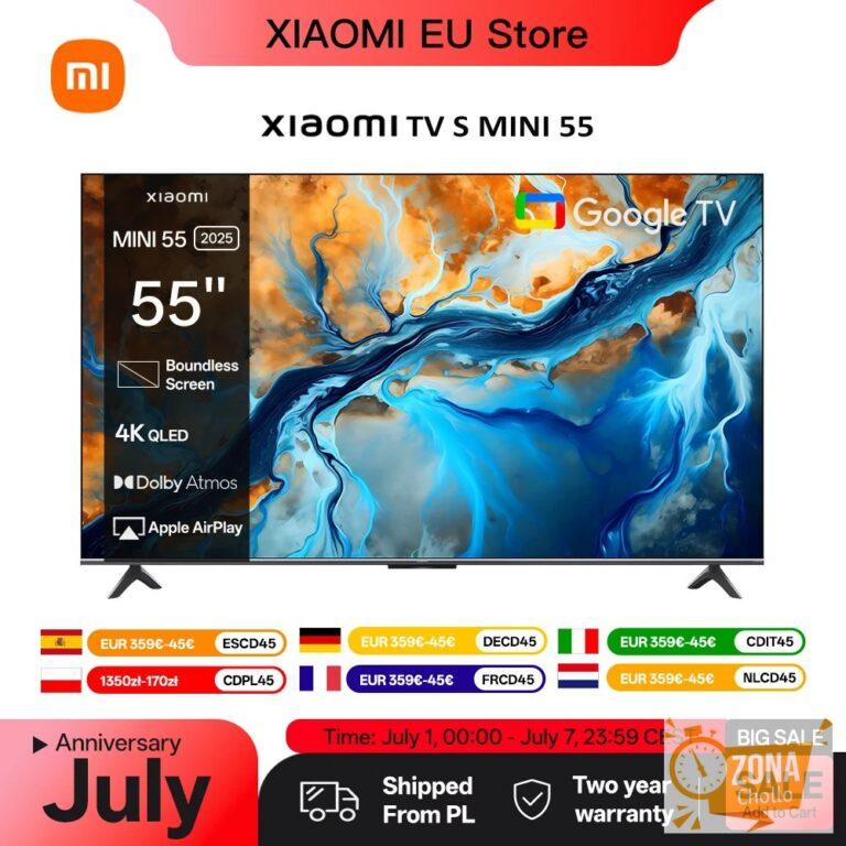 XIAOMI S MINI 55 144Hz QD-Mini LED Dolby Vision ® QI, Dolby Atmos ®… — 458.43 EUR €