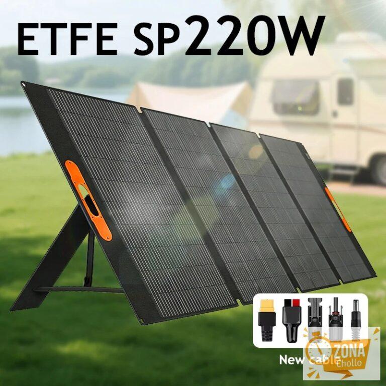 Panel Solar Portátil de 220W, Kit de Panel Solar Plegable de 420W… — 170,39 €