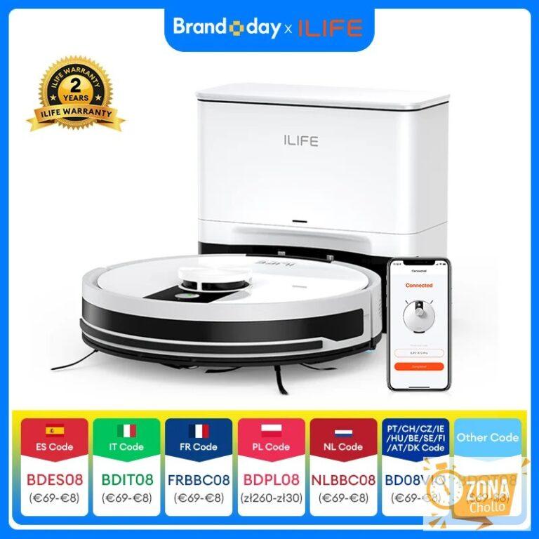 Robot Aspirador y Fregador ILIFE A12 Pro, Navegación LIDAR… — 127,59 €