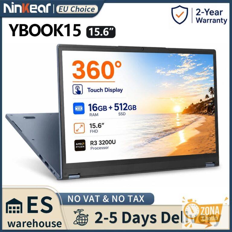 Ninkear YBook15 Portátil 2 en 1 15,6» IPS FHD Pantalla Táctil… — 278,78 €