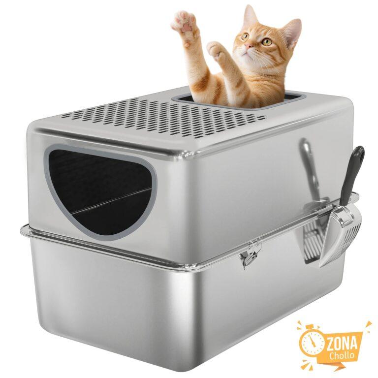 PawHut Arenero para Gatos de Acero Inoxidable XL con Pala Fácil de… — 56.24 EUR €