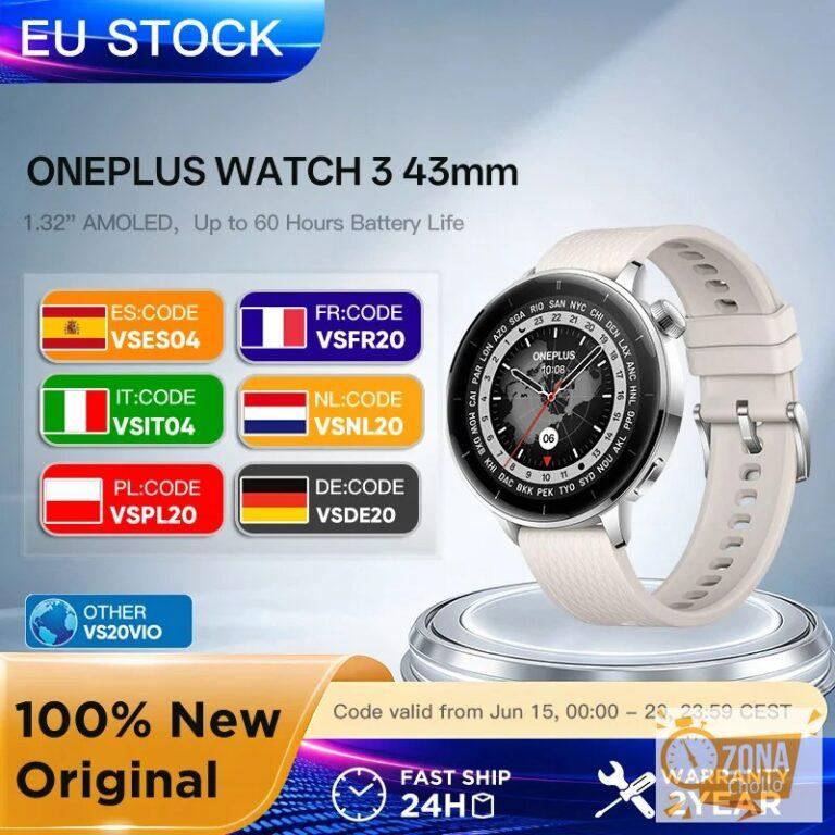 Versión Global del Reloj Inteligente OnePlus Watch 3 de 43 mm con… — 134.36 EUR €
