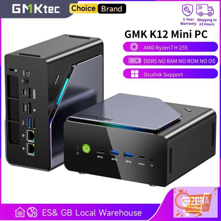 GMKtec K12 Mini PC AMD Ryzen7 H 255 (actualizado 8745HS) Oculink… — 325.69 EUR €