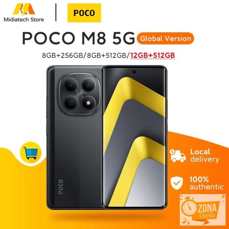 Versión Global Poco M8 5G 512GB 256GB Smartphone Snapdragon 6 Gen 3… — 118,82 €