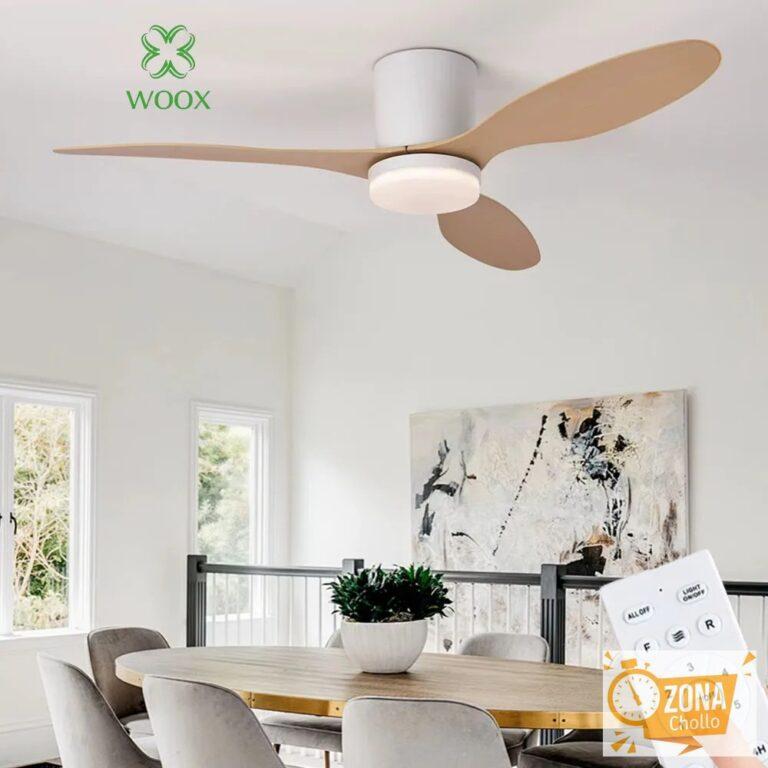 Ventiladores de techo modernos con control remoto y luz de34″,LED… — 33,81 €