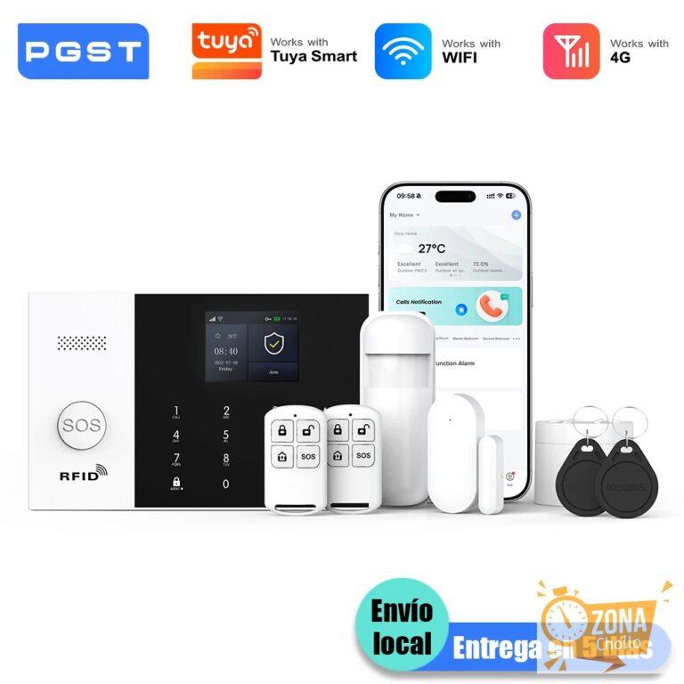 PGST alarma antirrobo inteligente WiFi 4G Works with Tuya Smart Life… — 56,39 €