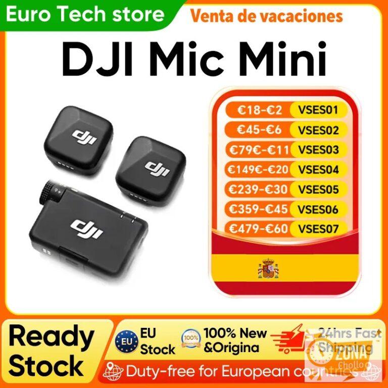 DJI Mic Mini 2TX 1RX añadir estuche de carga, cancelación activa de… — 48.99 EUR €