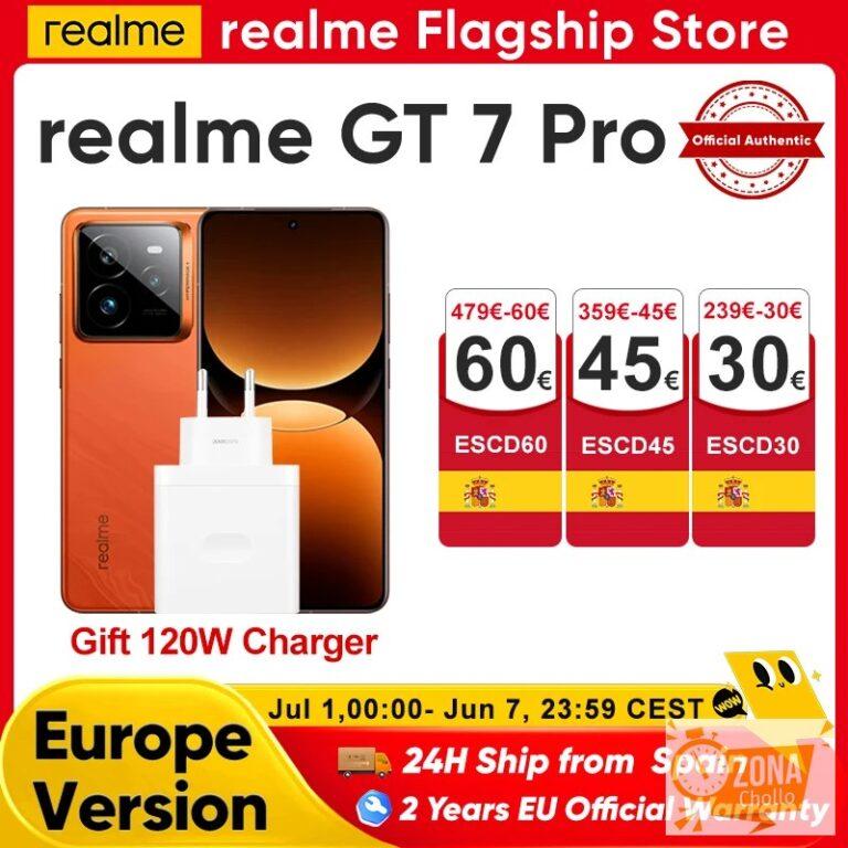 Realme GT 7 Pro Smartphone 5G versión Global Snapdragon 8 Elite 6,78… — 563,63 €