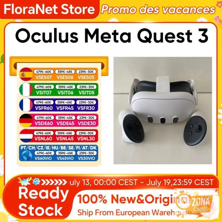 Oculus Quest 3 original de 512 GB, alta definición 2064×2208… — 556.72 EUR €