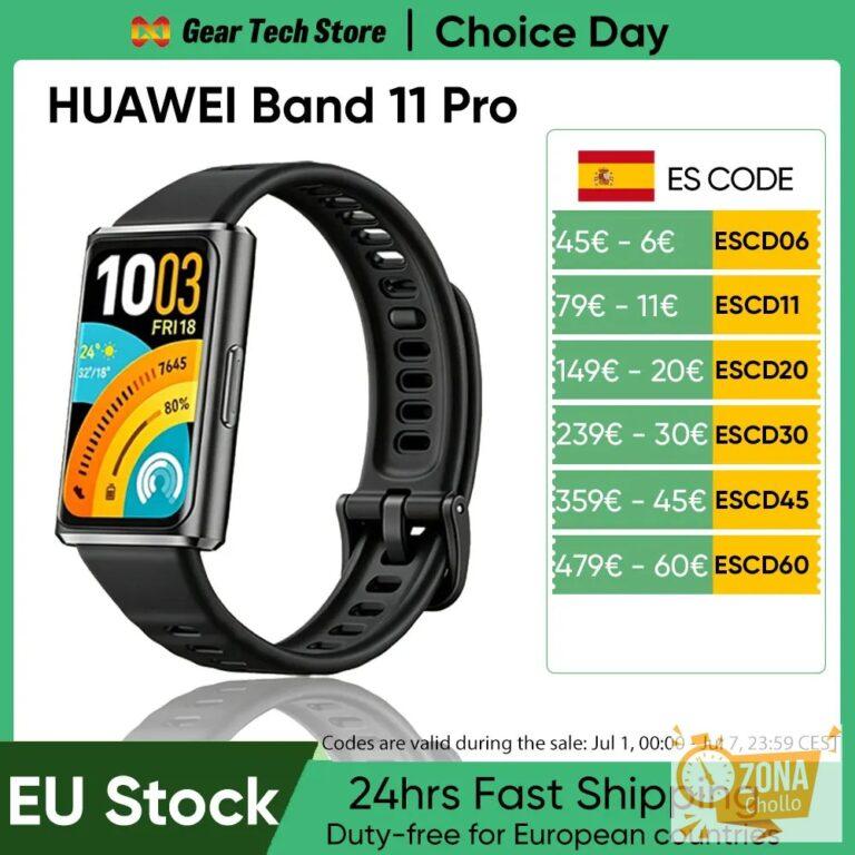Versión Global HUAWEI Band 11 Pro Smartwatch 1.62 pulgadas AMOLED… — 56,56 €