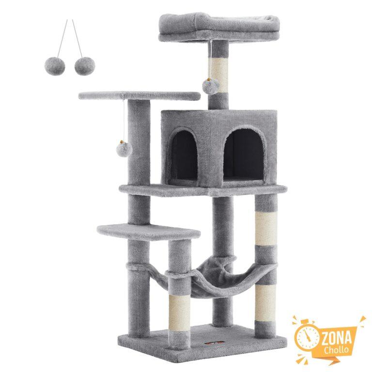 Feandrea Árbol para Gatos, Altura 112 cm/143cm, Torre de Gatos, con… — 29,91 €